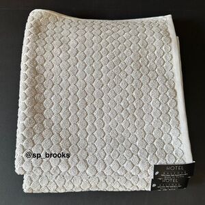 🎁2PC Hotel Balfour Bath Towels - Turkish Cotton - Penny Tile - Foggy - Gray